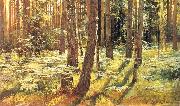 Ivan Shishkin Ferns in a Forest painting